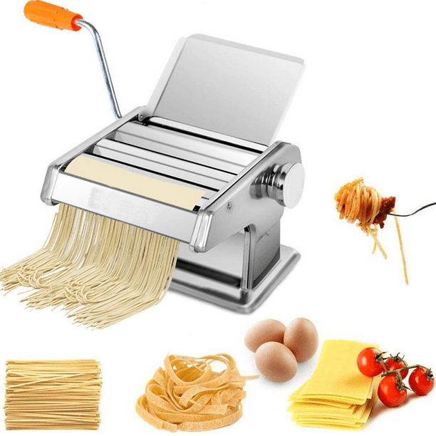 150mm 6" Pasta Maker & Roller Machine Noodle Spaghetti & Fettuccine Maker Health